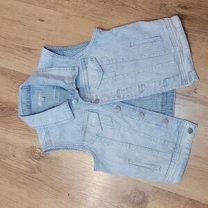 Tractr Girls Denim Vest